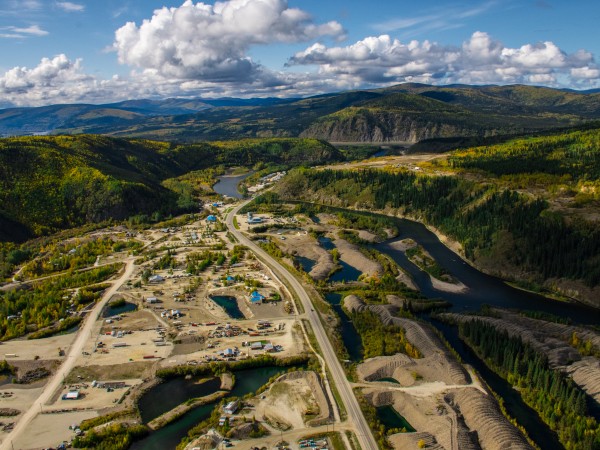 Scenery - Dawson birds eye view