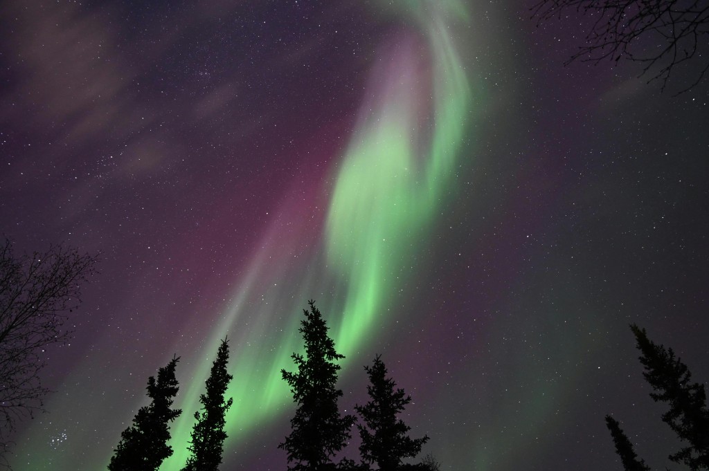 Northern lights in Inuvik Photo by Jiaao G: Pexels