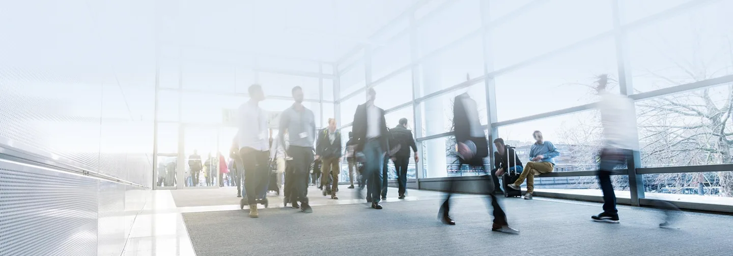 People walking in Airport