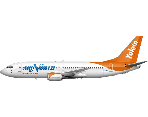 Boeing 737-400 side view