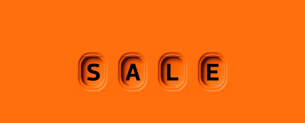 seat sale banner