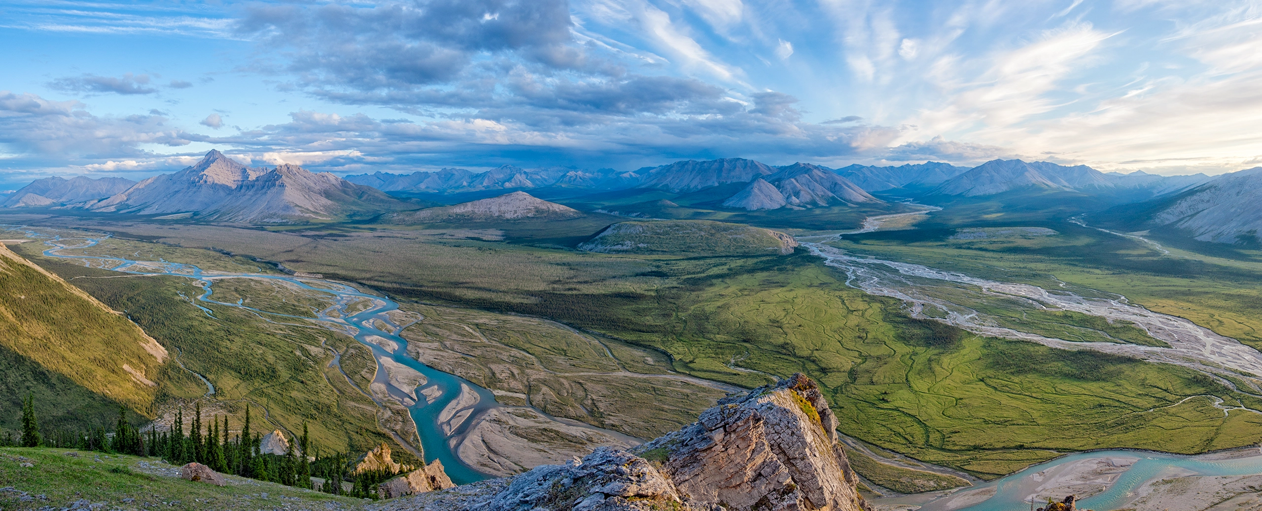 The Yukon, tombstone at sunrise