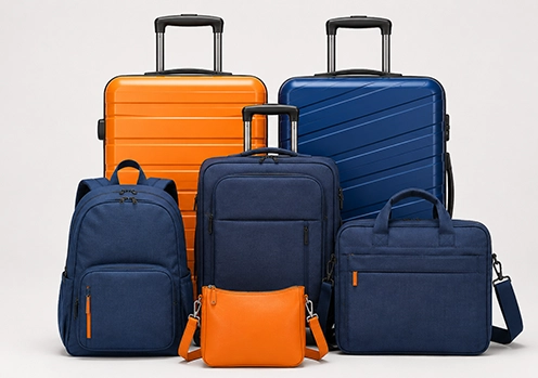air north baggage allowance, assortment of baggage types